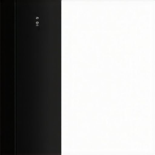 A contemporary kitchen showing a stylish counter depth refrigerator integrating seamlessly into the cabinetry