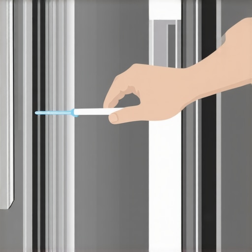Illustration of a person testing the door seal with a dollar bill to check for proper sealing.